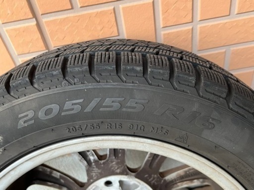 205/55 R16 BMW116i スタッドレス　タイヤホイール
