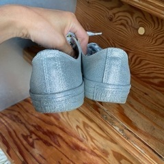 コンバース　スニーカー　ラメラメ　アメリカで購入の画像