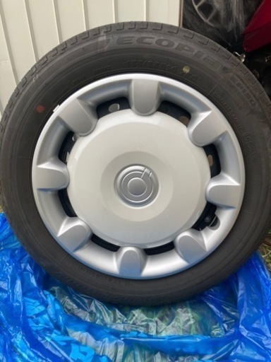 ムーブキャンバス／純正スチールホイール＋タイヤ＋純正ホイールキャップ❤️4本セット