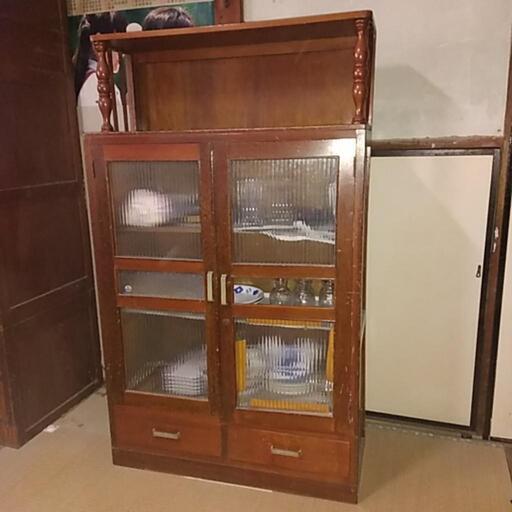 食器棚　アンティーク