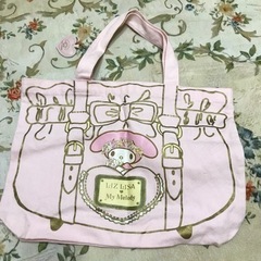 (取引中)マイメロ　ハンドバッグ3点セットおまけ付きの画像