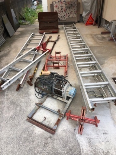 取引完了ユニパー　荷揚げ機(値段交渉あり)屋根工事に