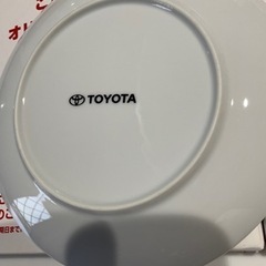 
子ども店長　プレート皿　お皿　非売品　丸皿　トヨタ　TOYOTAの画像
