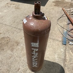 決まりました　アセチレン容器　エアタンク　ロケットストーブ