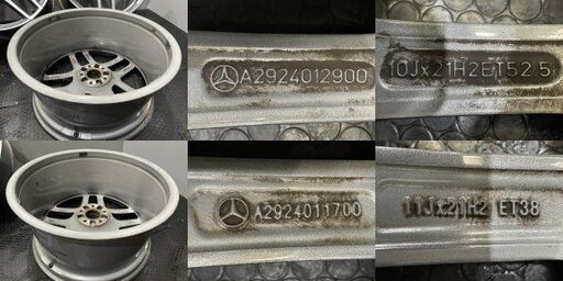 メルセデスベンツ GLEクーペ AMG 純正ホイール 21インチ 4本 10J メルセデスベンツ GLEクーペ AMG 純正ホイール 21インチ 4本 10J