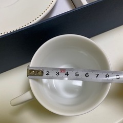 ティーカップ　非売品　新品★ダイヤモンド白石　ティーカップ　コーヒーカップ　ホワイト　カップ　コップ　の画像
