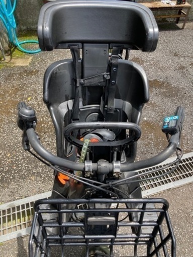 【中古】子供乗せ 電動アシスト自転車 ヤマハ 3人乗り対応 20インチ