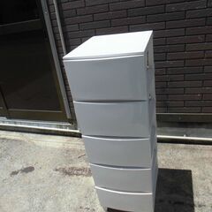 JM17289)サンイデア5段収納ケース<幅：約34cm 奥行：...
