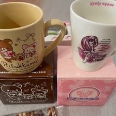 マグカップ　まとめて　食器　お安く　丸皿　TOYOTA トヨタ　おはし　お箸　リラックマ　ペコちゃん　ポコちゃん　不二家の画像