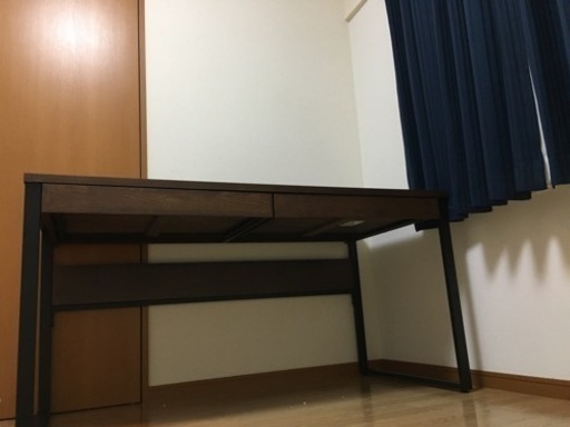 LOWYA パソコンデスク 天然木
