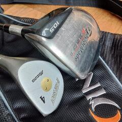 Taylormadeドライバー、mizuno4U＋おまけケース