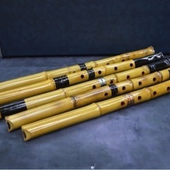 (NK☆) 尺八 9本 セット まとめ売り 専用 ハードケース 付き 和楽器 伝統 尺八ケース 安藤商事 コレクション Japanese shakuhachi 西貢 ？の画像