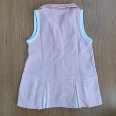 80サイズ　ピンクワンピースの画像