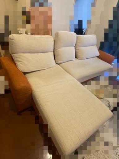 ※更に更に更に値下げしました！3人掛け　カウチソファー