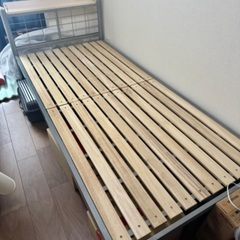 シングルベッド すのこ付き 宮コンセントあり