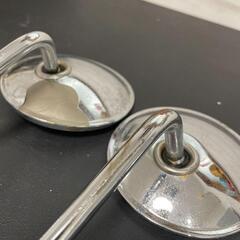 バイクミラー　左右セット　中古　部品　メッキ剥がれあり　の画像