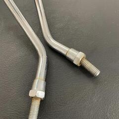 バイクミラー　左右セット　中古　部品　メッキ剥がれあり　の画像