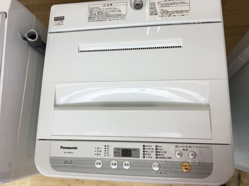 パナソニック　NA-F60B12　洗濯機　2019年製　6.0㌔　中古品　【ハンズクラフト宜野湾店】