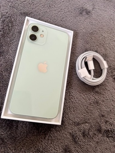 美品SIMフリーiPhone 12 mini １２８GB ミントグリーン美品