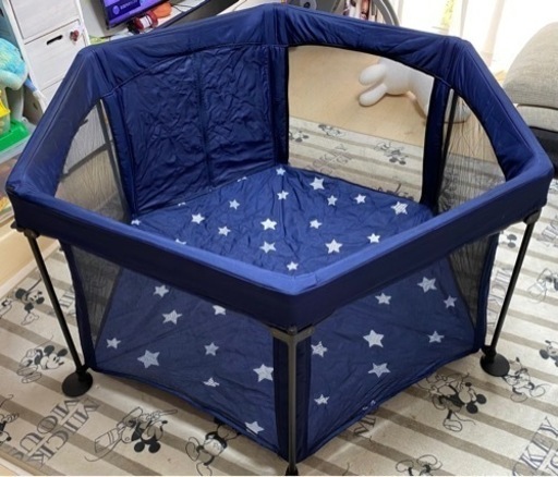 ベビーサークル　ネイビースター