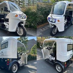 ★3人乗り側車付軽二輪『APトライク』走行僅か527km ソーラーパネル 普通免許★東京/大田区【下取OK】の画像