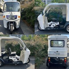 ★3人乗り側車付軽二輪『APトライク』走行僅か527km ソーラーパネル 普通免許★東京/大田区【下取OK】の画像