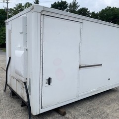 No.774 保冷バン 2ｔ 車 アルミ 箱 バイク 倉庫 トラック コンテナ 米 保管庫 物置 DIYの画像