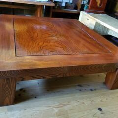 欅(ケヤキ)の座卓 その2
