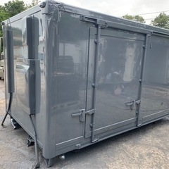 No.777 保冷バン 2ｔ 車  アルミ 箱 バイク 倉庫 トラック コンテナ 米 保管庫 物置 DIYの画像