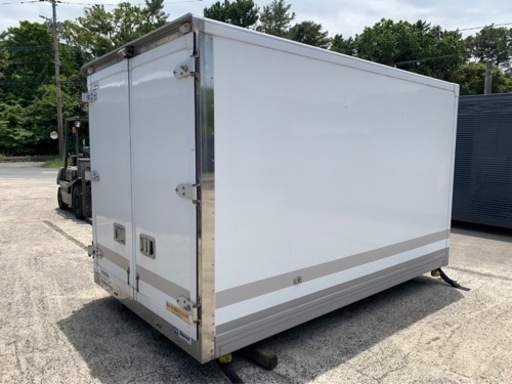 No.778 保冷バン 2ｔ 車 アルミ 箱 バイク 倉庫 トラック コンテナ 米 保管庫 物置 DIY