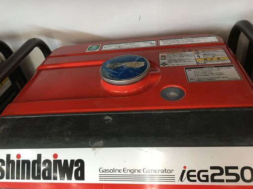 新ダイワ　IEG2500　発電機　中古品　100V　2.5KVA　ガソリン式　低騒音型　【ハンズクラフト宜野湾店】