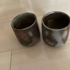 備前焼湯呑みセットの画像