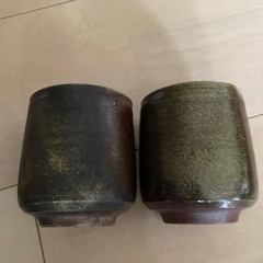 備前焼湯呑みセットの画像