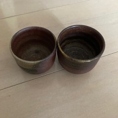 備前焼　お猪口セットの画像