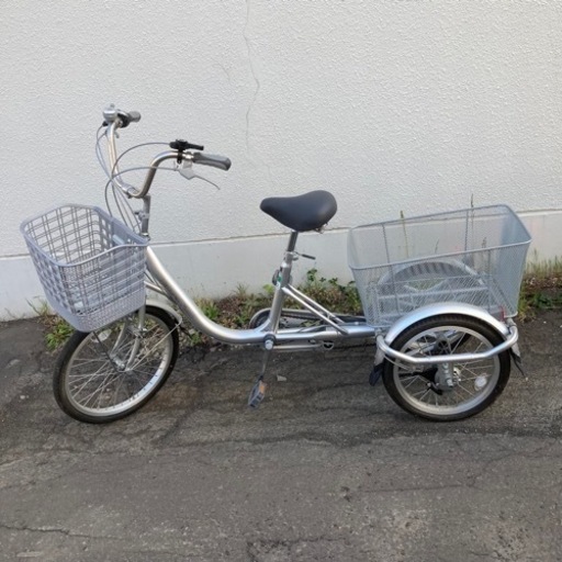 Natural flow ナチュラルフロー 3段階変速 大人三輪車 シルバー