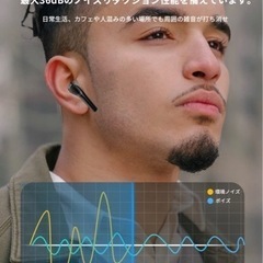 【新品未使用】【Bluetooth 5.3】ワイヤレスイヤホン 小型/軽量 Bluetooth イヤホン HiFi ブルートゥース AAC対応 Siri対応 LEDディスプレイ電量表示 IPX7防水 Type‐C急速充電 36時間再生 自動ペアリング 片耳/両耳 左右分離型 ハンズフリー通話 ビジネス/WEB会議の画像
