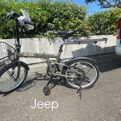 新品同様Jeep の折り畳み自転車