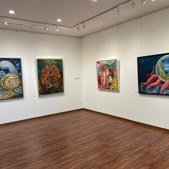 妹尾邦彦　妹尾美里　親子絵画展 − 岡山県