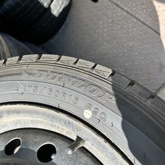 バリ山！！　ダンロップスタッドレス　175/60R16 ホイール付き