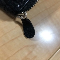 定価39800円　象革　長財布　ブラック　本革　長財布の画像