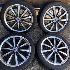 17インチ ホイール×4本セット 5穴 中古・美品 ③