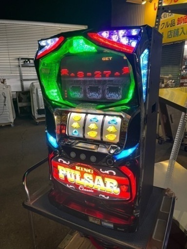 ☆美品!!☆ パチスロ 実機 コインレス 家庭用 山佐 キングパルサー ドットパルサー 5号機