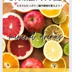 【大人気】ミネラルたっぷり！発酵ドリンク教室