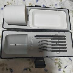 携帯式　キャンプ　レジャー　食器セット　カトラリーセット