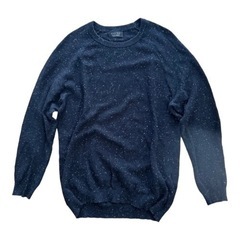 ZARA 黒 ニット 薄手
