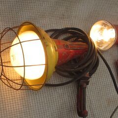 ☆無料☆地元のみ発送不可☆投光器　大小２個セット☆の画像