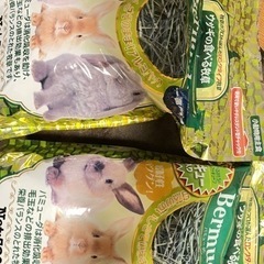 ウサギの食べる牧草
