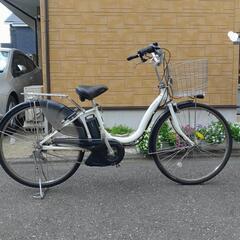 【商談中】電動アシスト自転車　ヤマハ　PAS ナチュラ　白　26インチ バッテリー6.2ah 充電器付