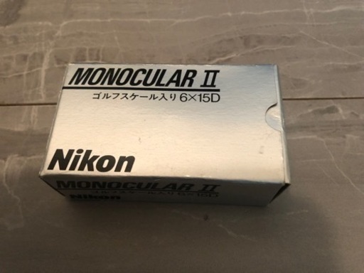Nikon 6×15 7.5°モノキュラーII(単眼鏡ゴルフスケール入り)