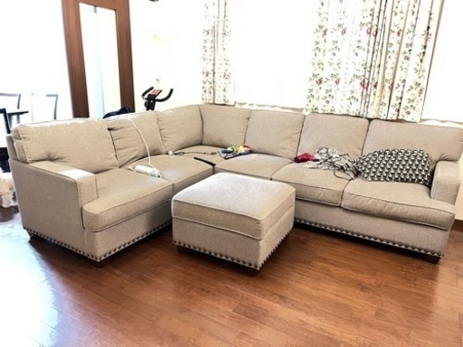 早い方勝ち！　7人掛けソファセット　新品に近い
